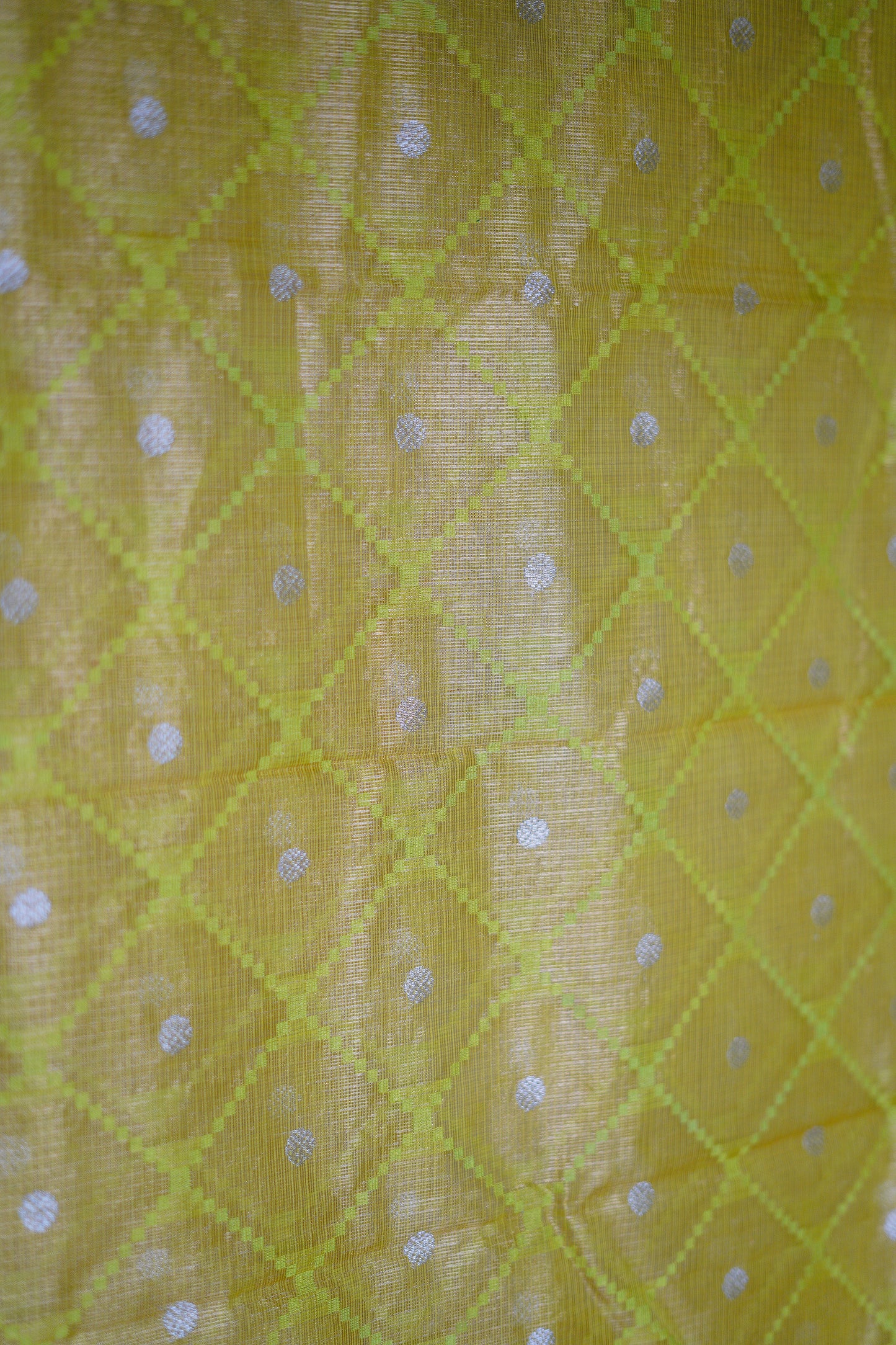 Beautiful Sunshine Yellow with Polka Dots