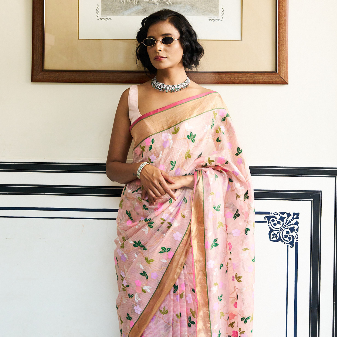 The Art Behind Kota Doria Handloom Saree: A Craft Revival