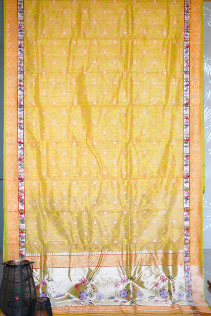 Beautiful Sunshine Yellow with Polka Dots