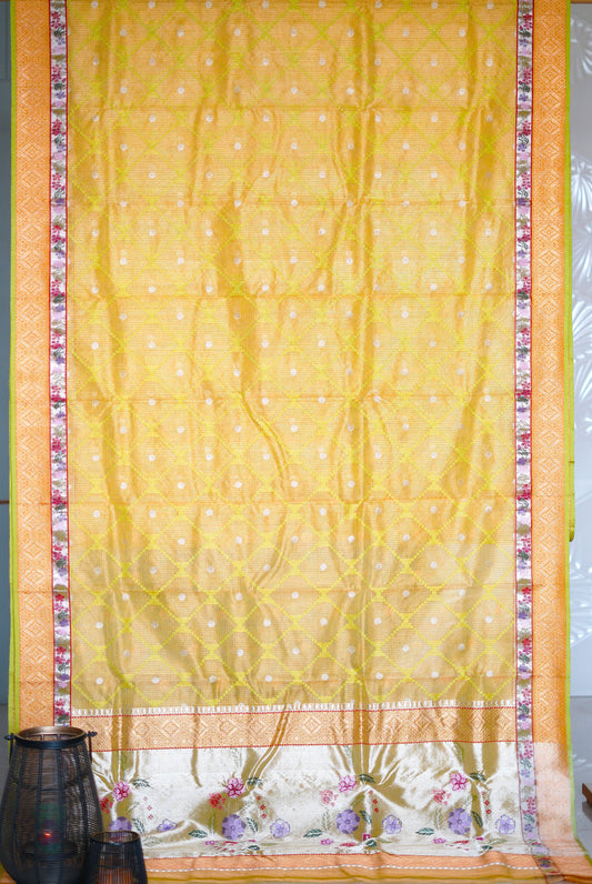 Beautiful Sunshine Yellow with Polka Dots